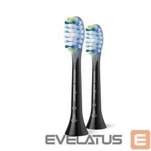 Hambahari Philips  Replacement brush heads | HX9042/88 Sonicare Premium Plaque Defence | Heads | For adults | Number of brush heads included 2 | Black 