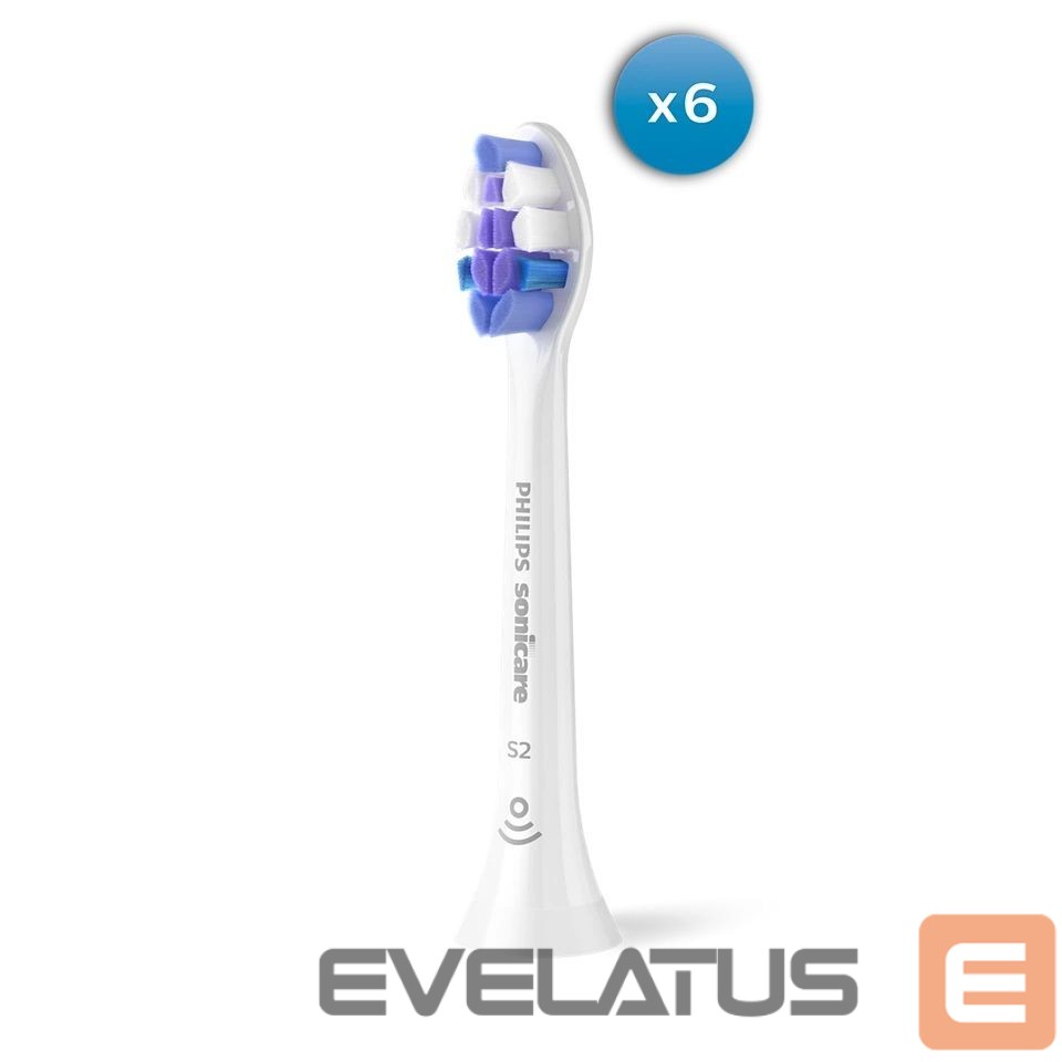 Hambahari Philips Replacement brush heads | HX6056/87 Sonicare Sensitive | Heads | For adults | Number of brush heads included 6 | White