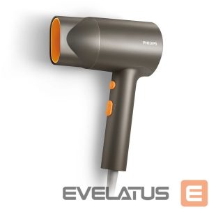 Tervishoid Philips  Hair Dryer | BHD321/00 3000 Series | 1600 W | Number of temperature settings 2 | Ionic function | Grey/Orange 