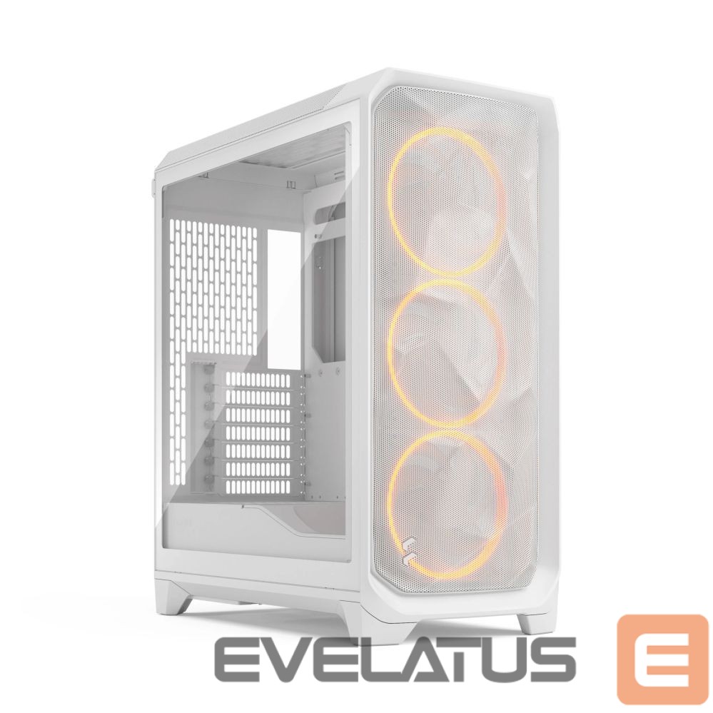 Arvuti korpus Fractal Design Meshify 3 | White RGB TG Clear Tint | Mid-Tower | Power supply included No | ATX