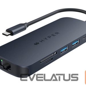Juhtmevabad kõrvaklapid HYPER  | Drive Next 8 Port USB-C Hub, 140W | Ethernet LAN (RJ-45) ports 1 | HDMI ports quantity 1 