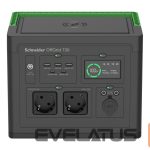 Serverid Schneider Electric  APC OffGrid Portable Power Station 730, 738Wh Lithium-ion, LCD, 2 CEE 7/3 Schuko outlets, Sinewave, 3 USB-A, 2 USB-C, Wireless Charger | 