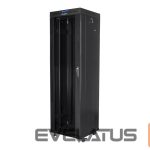 Muud kaubad Lanberg  | Rack cabinet 19" free-standing 42U/600x600 (flat pack) with glass door lCD V2 | FF01-6642-12BL | Black 