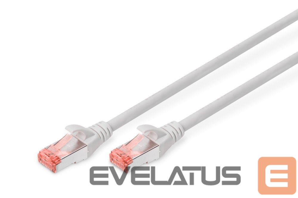Üleminek Digitus CAT 6 S/FTP | Patch cord | Length 1 m | Grey