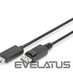 Monitori tarvik Digitus  Adapter Cable, DP - HDMI type A | DisplayPort to HDMI | 2 m 