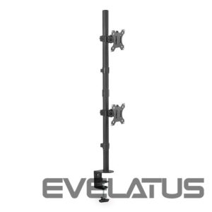 Teleri kinnitus Digitus  Desk Mount | DA-90438 | Adjustable Height, Rotate, Tilt, Swivel | 17-32 " | Maximum weight (capacity) 2x8 kg | Black 