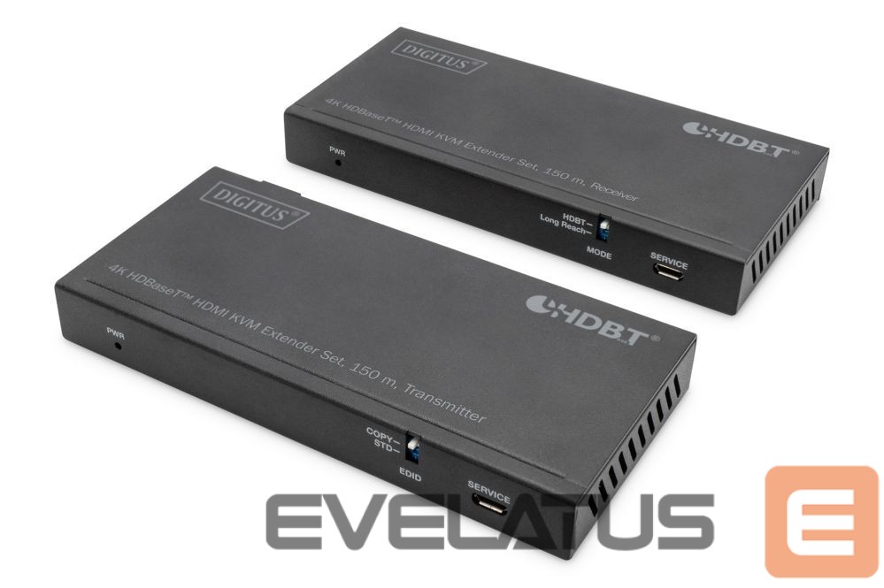Laadija Digitus | 4K HDBaseT HDMI KVM Extender Set, 150 m | DS-55526