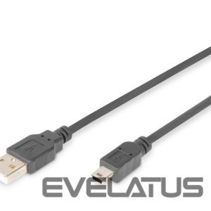 Kaabel Digitus  Connection Cable, 1.8 m | AK-300108-018-S | USB Type A to USB Mini B 
