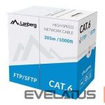 Monitori tarvik Lanberg  LAN Cable Cat.6 FTP, Solid CU Grey CPR + Fluke Passed | LCF6-11CU-0305-S | 305 m 