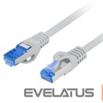 Monitori tarvik Lanberg  Patchcord Cat.6A S/FTP LSZH CCA Fluke Passed | PCF6A-10CC-0050-S | 0.5 m 