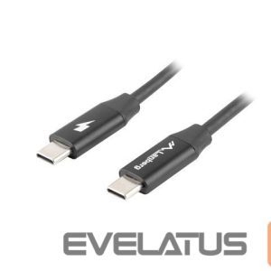 Monitori tarvik Lanberg  USB-C 2.0 Cable, Quick Charge 4.0 | CA-CMCM-40CU-0018-BK | USB Type-C to USB Type-C | 1.8 m 