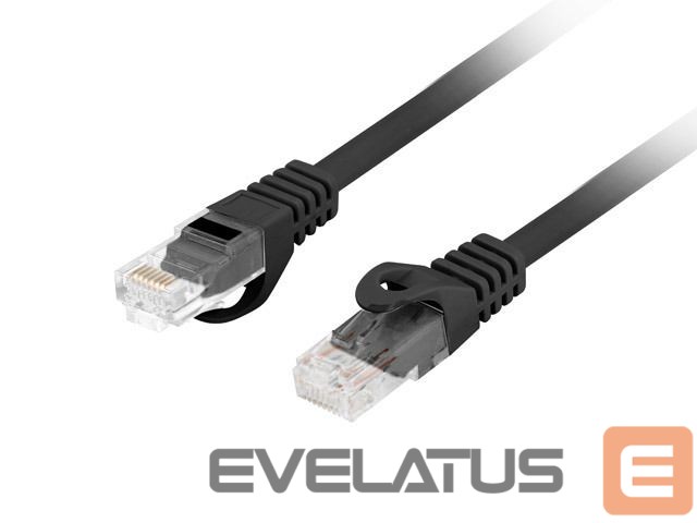 Monitori tarvik Lanberg Patchcord Cat.6 UTP LSZH CU | PCU6-10CU-0050-BK | 0.5 m