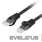 Monitori tarvik Lanberg  Patchcord Cat.6 UTP LSZH CU | PCU6-10CU-0100-BK | 1 m 