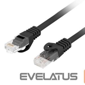 Monitori tarvik Lanberg  Patchcord Cat.6 UTP LSZH CU | PCU6-10CU-0100-BK | 1 m 