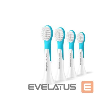 Hambahari Philips  Toothbrush Heads | HX6034/90 Sonicare For Kids3+ | Heads | For children | Number of brush heads included 4 | White/Blue 