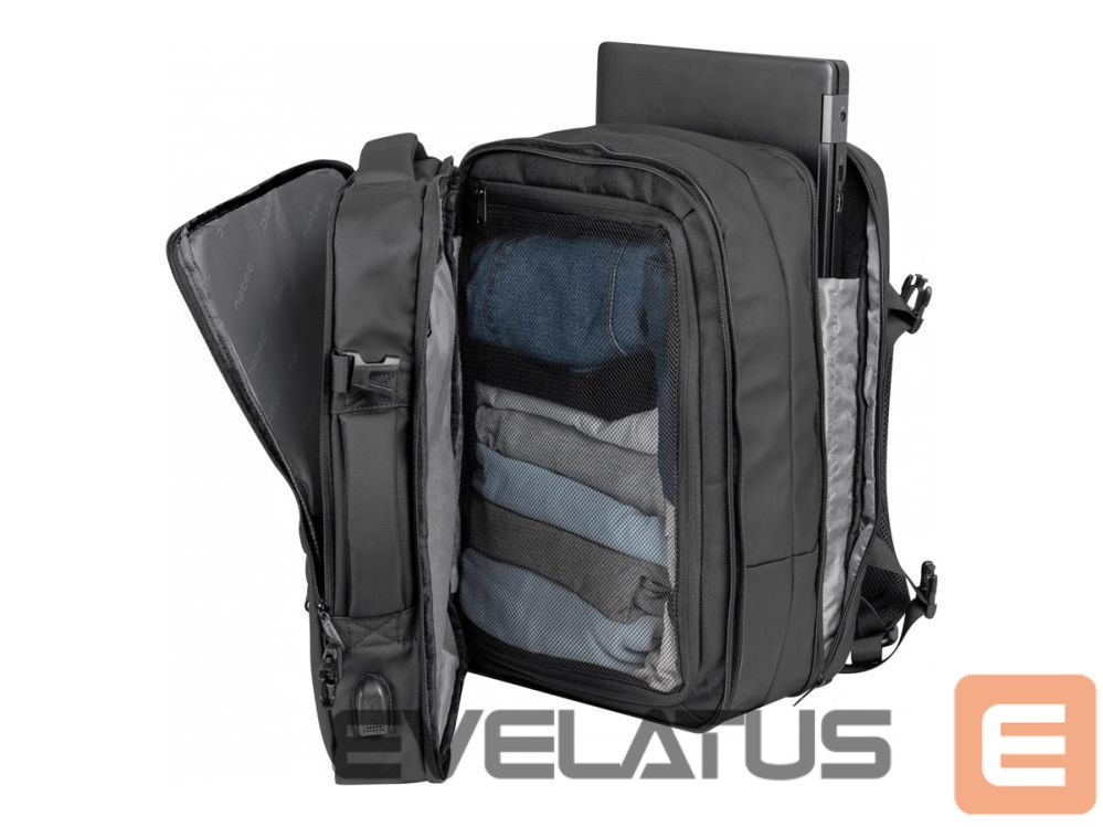 Sülearvuti kott Natec Laptop Backpack Camel Pro 17.3, Black