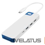 Juhtmevabad kõrvaklapid HYPER  Drive Flex 8 Port USB-C Hub, Blue | 