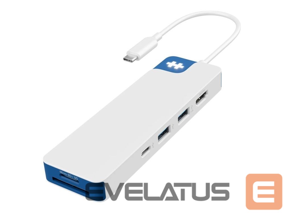 Juhtmevabad kõrvaklapid HYPER Drive Flex 8 Port USB-C Hub, Blue |