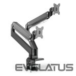 Teleri kinnitus Digitus  Desk Mount | DA-90427 | Adjustable Height, Rotate, Tilt, Swivel | 15-35 " | Maximum weight (capacity) 2x15 kg | Black 