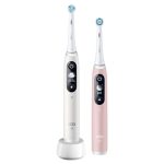 Hambahari Oral-B  Electric Toothbrush | iO6 DuoPack | Rechargeable | For adults | Number of brush heads included 2 | Number of teeth brushing modes 5 | White/Pink 