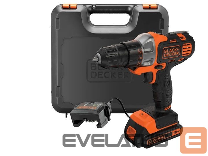 Kalakaubad Black & Decker | Cordless Multievo Drill Driver | MT218K-QW | 18 V | 1.5 Ah | Lithium
