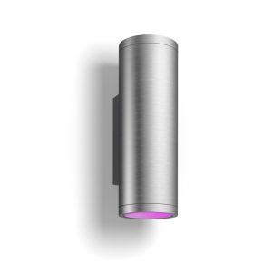 Laualamp Philips Hue  WCA Appear Outdoor Wall Lantern, Inox | 8 W | 2000-6500 Hue White Colour Ambiance 