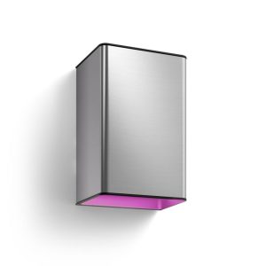 Laualamp Philips Hue  WCA Resonate Outdoor Wall Lantern, Inox | 8 W | 2000-6500 Hue White Colour Ambiance 