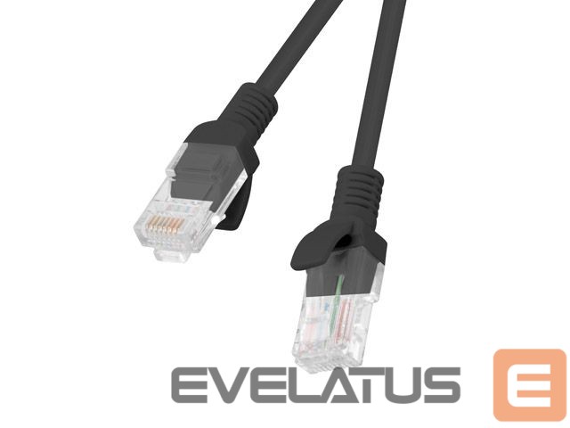 Monitori tarvik Lanberg Patchcord CAT.6 UTP Fluke Passed | PCU6-10CC-0300-BK | 3 m