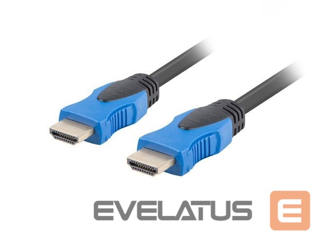 Monitori tarvik Lanberg HDMI M/M V2.0 Cable 4K CU, Black | CA-HDMI-20CU-0018-BK | 1.8 m