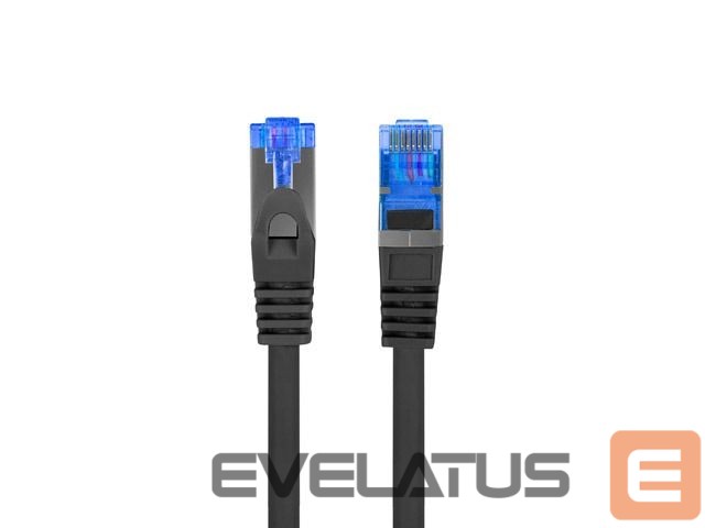 Monitori tarvik Lanberg Patchcord Cat.6A S/FTP LSZH CCA Fluke Passed | PCF6A-10CC-0500-BK | 5 m