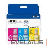 Tarvikud ja tarvikud Brother  BTD180CL | Ink refill | Yellow, Cyan, Magenta 