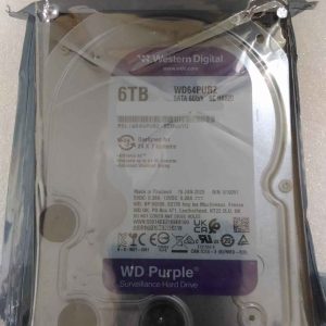 Kõvaketas HDD Western Digital  SALE OUT.  Purple WD64PURZ 6TB 3.5" 256MB SATAIII |  Hard Drive | Purple WD64PURZ | 5460 RPM | 6000 GB | REFURBISHED 