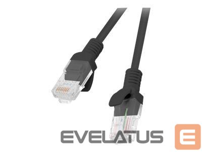 Monitori tarvik Lanberg Patchcord CAT.6 UTP fluke passed | PCU6-10CC-0025-BK | 0.25 m