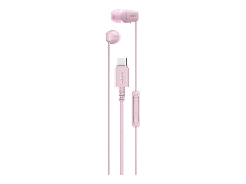 Juhtmevabad kõrvaklapid Sony IER‑EX15C USB‑C Wired Earbuds with Mic, Pink |