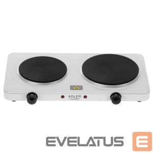 Elektriline ahi Adler  Hot Plate | AD 6520 | Number of burners/cooking zones 2 | White | Electric 