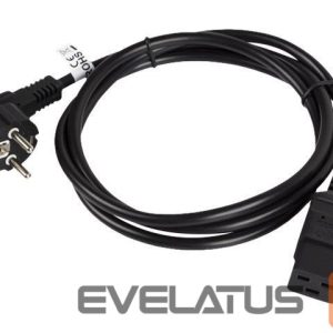 Kaabel Lanberg  CEE 7/7->IEC 320 C19 power cord 1.8m 16A VDE, black | 