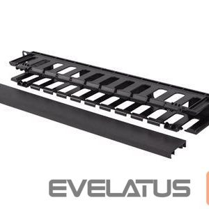 Muud kaubad Lanberg  19" Cable managmement 1U, Type A, Plastic, Black | 