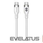 Kaabel HYPER  1.5m Silicone USB-C to USB-C 60W Charging Cable - White | 