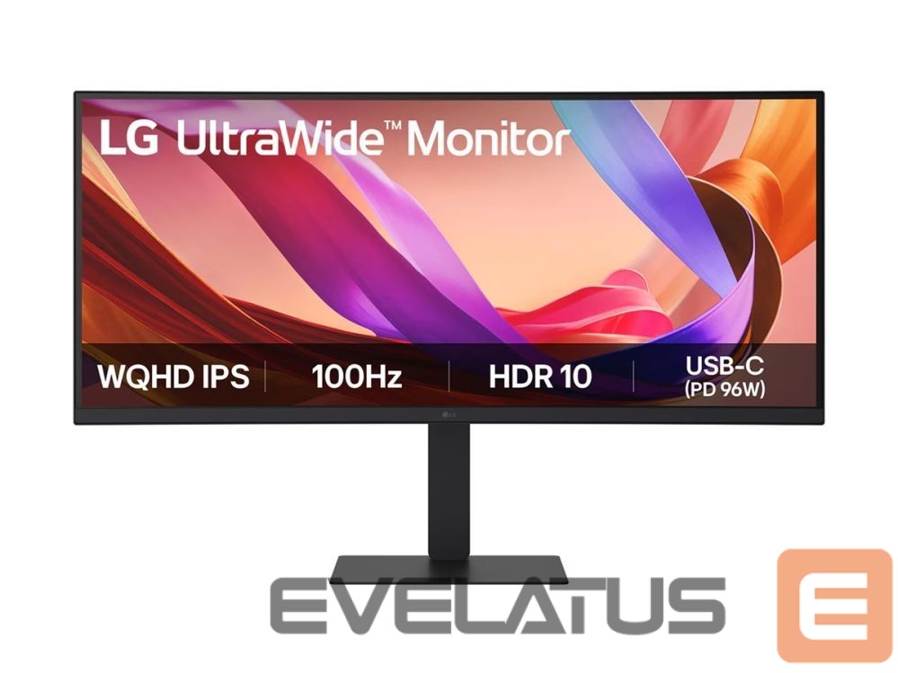 Monitorid LG 34U650A-B | 34 " | IPS | 21:9 | 100 Hz | 5 ms | 3440 x 1440 pixels | 300 cd/m² | HDMI ports quantity 2