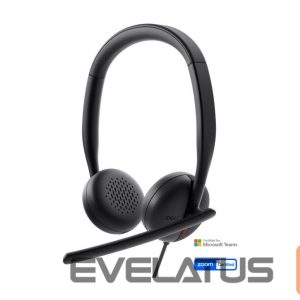 Kõrvaklapid Dell  Headset WH3024 Built-in microphone USB-C, USB-A Black 