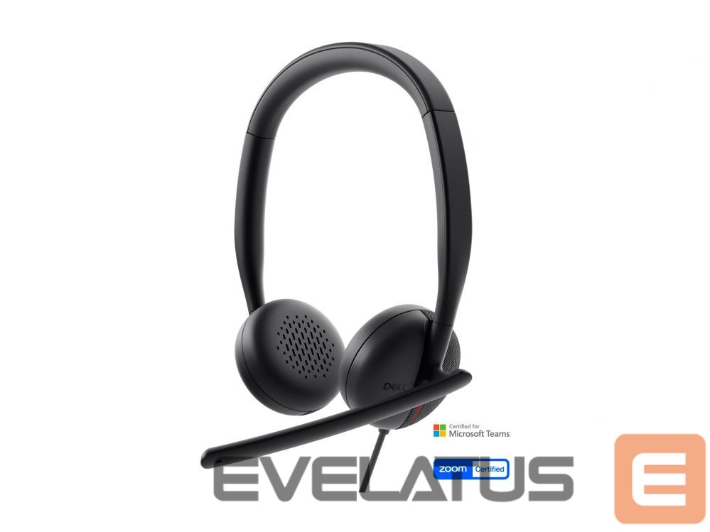 Kõrvaklapid Dell Headset WH3024 Built-in microphone USB-C, USB-A Black