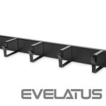 Muud kaubad Digitus  | Cable Management Panel | DN-97602 | Black | 5x cable management ring (HxD: 40x60 mm). The Cable Management Panel is getting fixed on the 483 mm (19“) profile rails. Five cable guiding rings allow an easy, horizontal array of patch cables. It guarantees an optimized cable management in your 483 mm (19”) network- or server rack. 