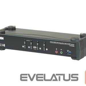 Server – muud tarvikud Aten  | 4-Port USB3.0 4K DisplayPort KVMP Switch with Built-in MST Hub | CS1924M 