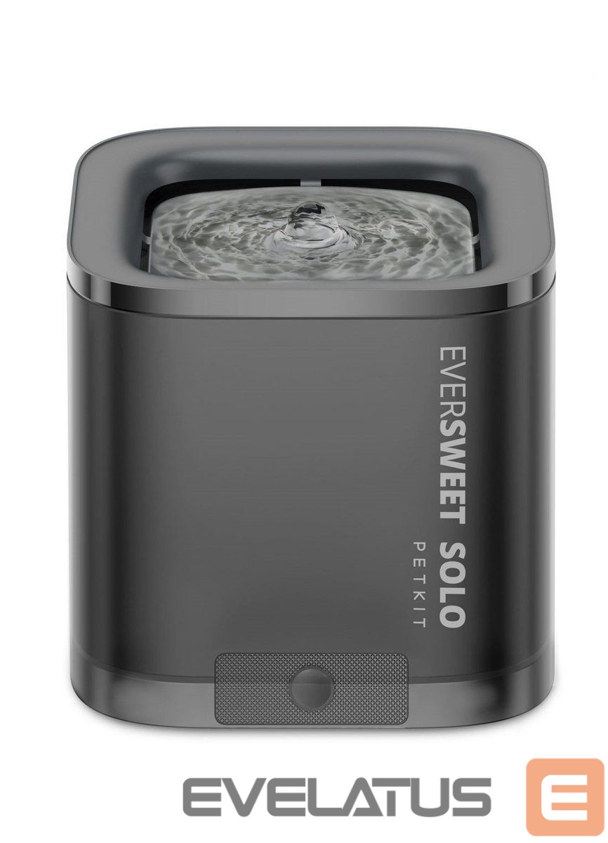 Kariloomade jaoks PETKIT | Eversweet Solo | Smart Pet Drinking Fountain | Capacity 1.8 L | Material Plastic | Grey