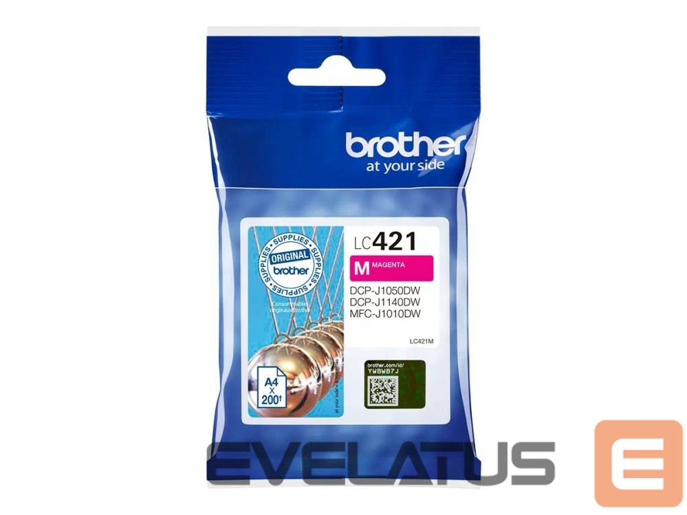Tarvikud ja tarvikud Brother LC421M Ink Cartridge Magenta |