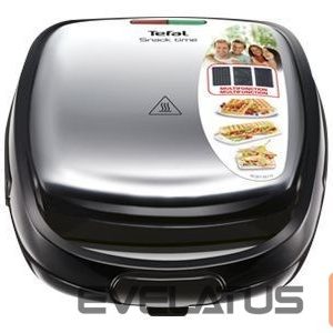 Röster TEFAL  SW342D38 Sandwich Maker, Black/Stainless Steel 