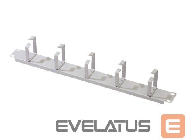 Muud kaubad Digitus | Cable Management Panel with Cable Rings for 483 mm (19") Cabinets, 1U | DN-97601 | Grey