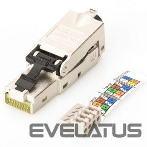 Üleminek Digitus  | CAT 6A Field Termination Plug, STP with dust cap, Bend relief | DN-93631 
