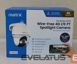 Veebikaamera Reolink  SALE OUT.  Go Series G440 4K 4G LTE Wire Free Camera, White, DAMAGED PACKAGING | 4K 4G LTE Wire Free Camera | Go Series G440 | Dome | 8 MP | Fixed | IP64 | H.265 | MicroSD (Max. 128GB) | DAMAGED PACKAGING 
