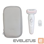 Epilaator Braun  Epilator | SES9000 Silk-epil 9 SkinSpa | Operating time (max) 50 min | Number of power levels 2 | Wet & Dry | White/Pink 